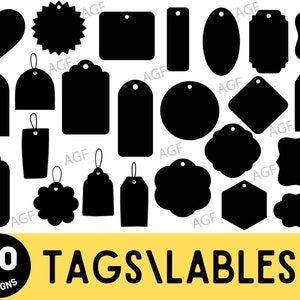 Tag SVG, Tags SVG Bundle, Tags Template, DXF, Etiqueta, Tecido, Presente, Personalizado, sacola de presente Tags Template, Arquivo de Corte Etiqueta Svg