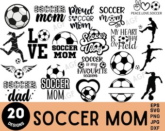 Soccer SVG Bundle: Ball Monogram Cut File (Digital Download)