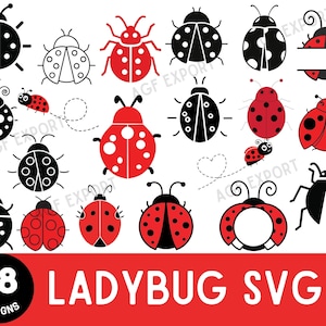 Coccinella svg, file per Cricut, file di taglio Coccinella, file silhouette, download digitale