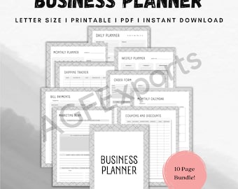 Small Business Planner 2022: Printable Budget Planner (PDF)