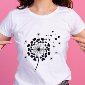 Dandelion SVG Bundle: Blowing Flower Clipart, Cricut Cut Files (Digital Download)