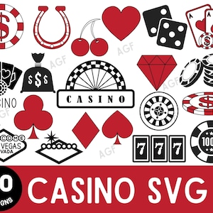 Casino Svg Bundle, Playing Cards Svg, Dice  SVG , Vegas Svg, Playing Cards Svg, Casino SVG
