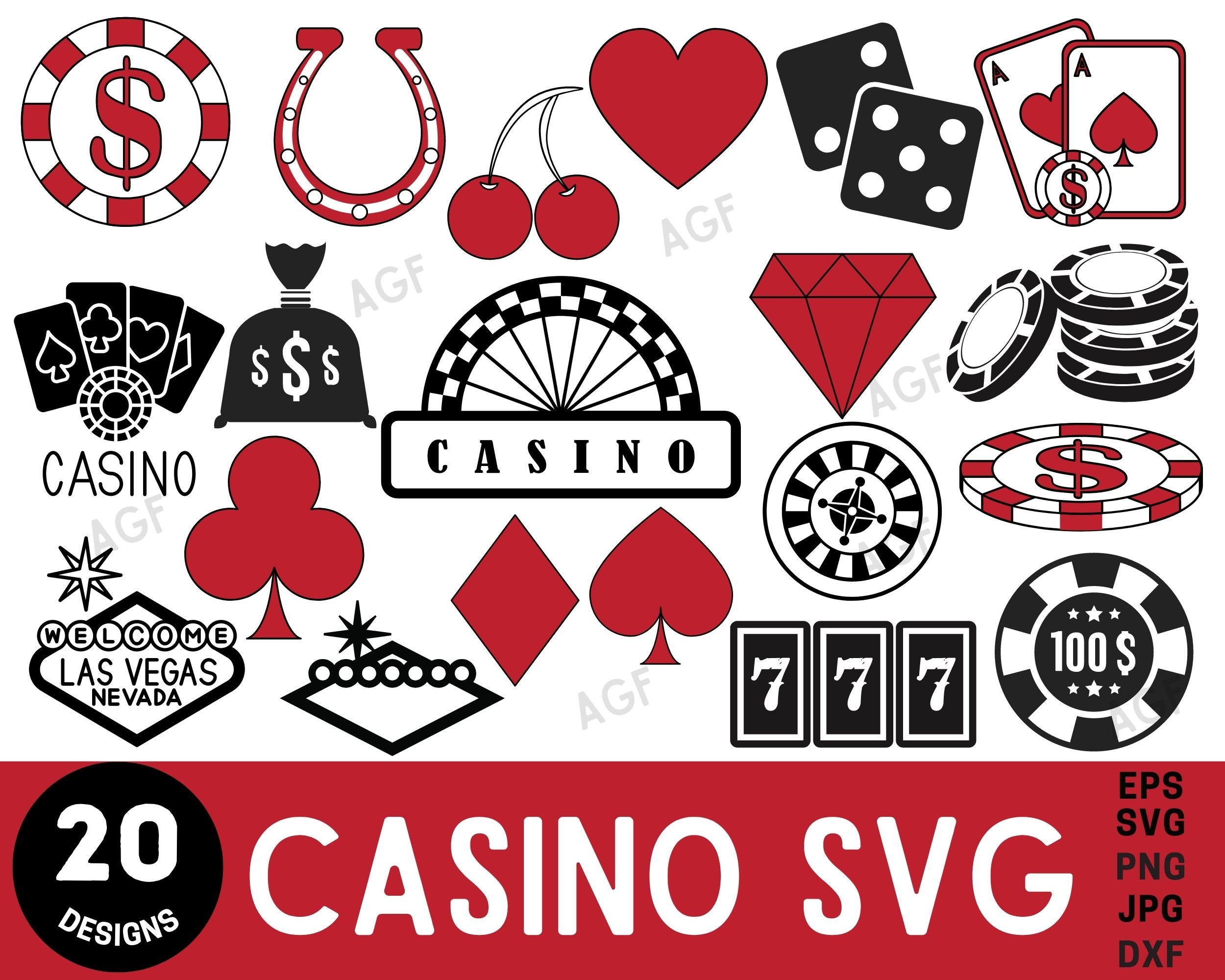 カジノ SVG バンドル: サイコロ、カード、ラスベガスのデザイン (デジタル ダウンロード) - Etsy 日本