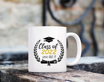 Graduation Cap SVG Bundle: Class of 2022 Design (Digital Download)