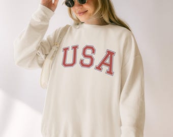 USA Vintage | Lightweight Comfort Colors crewneck
