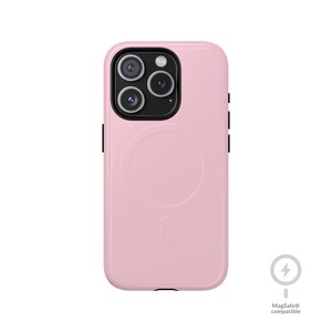 Millennial Pink Luxury MagSafe®  iPhone Case, Protective Tough Magnetic Cases, Perfect Pink, Matte or Gloss Pink Phone Cover
