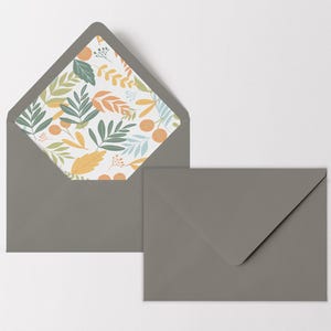 Buste foderate 5x7 fatte a mano su ordinazione, fodere assemblate, 180 gsm