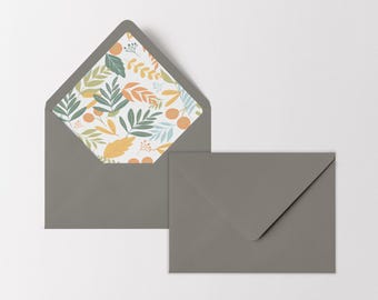 Envelopes lined 5x7 handmade to order, liners assembled, 180 gsm