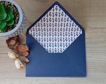 Envelopes lined 5x7 handmade to order, liners assembled