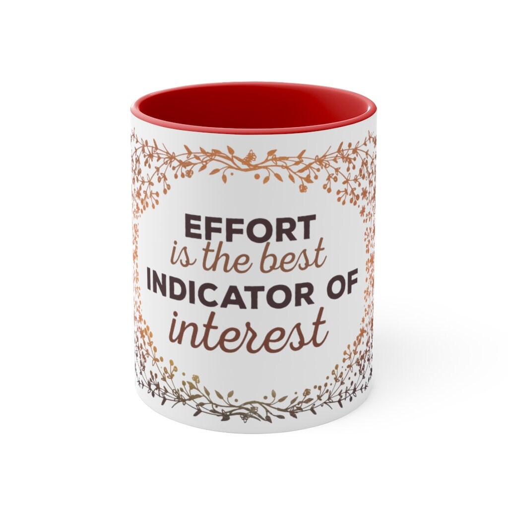 Accent Coffee Mug, 11Oz Inspirational Quote, Gift For Her, Him