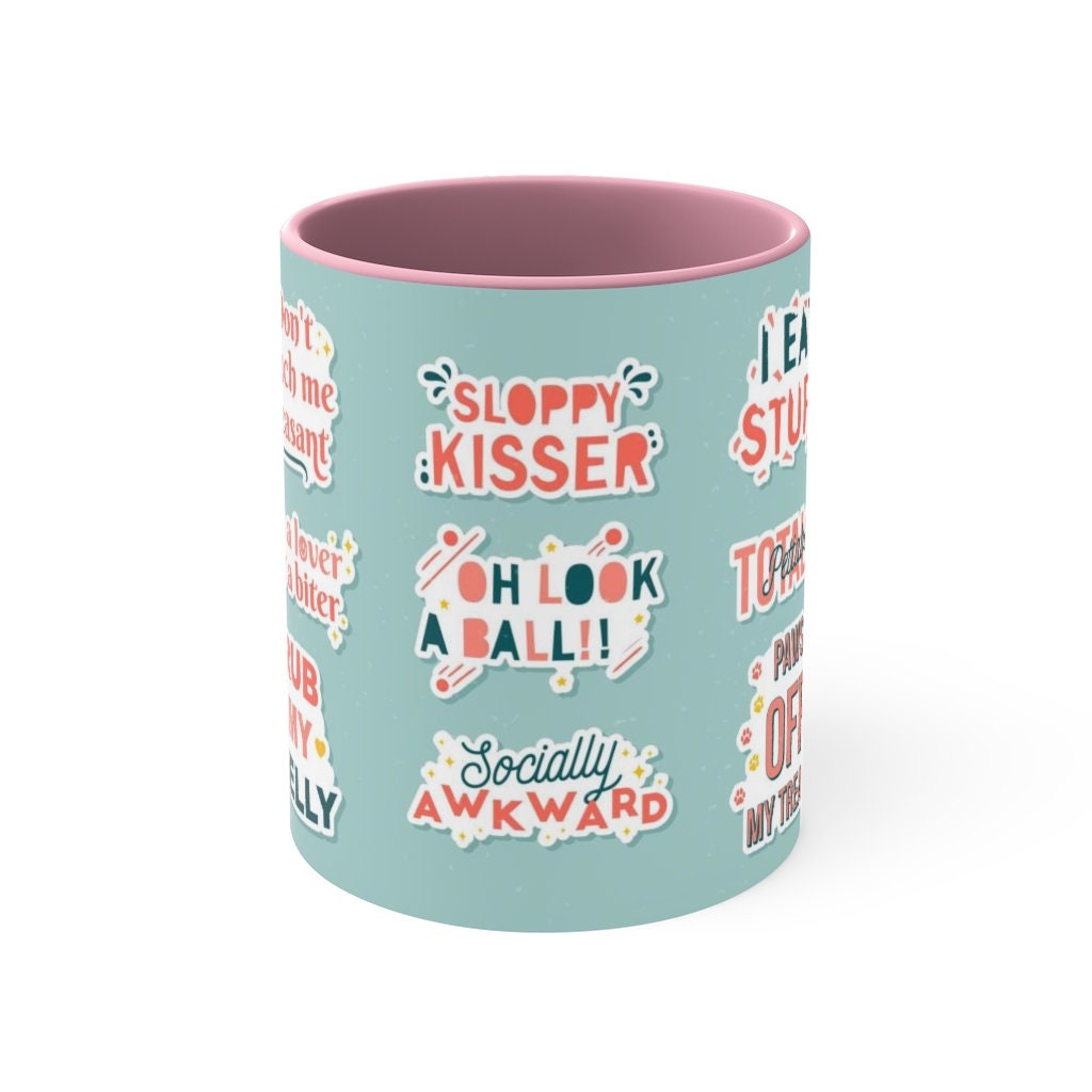 Accent Coffee Mug, 11Oz Dogs Lover Gift For Her, Him, Friends