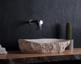 Washbasin Handcrafted Marble (Marfil)