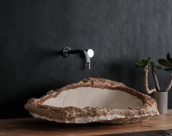 Lavabo en marbre sculpté (Marfil)