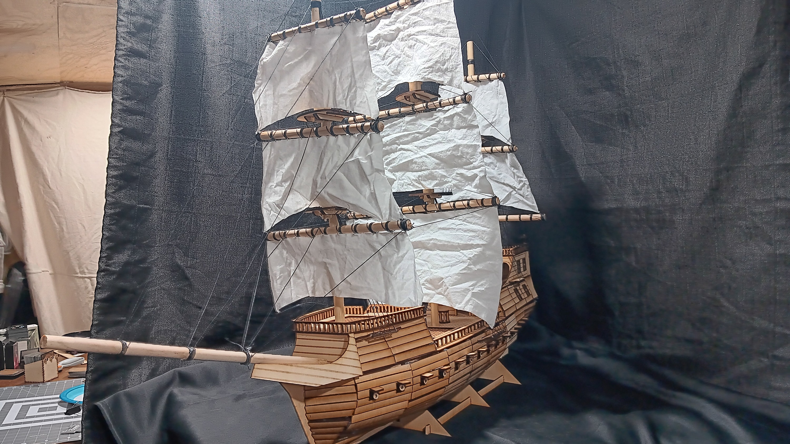 Large Pirate Ship Plan, 11x19ft DIY Project