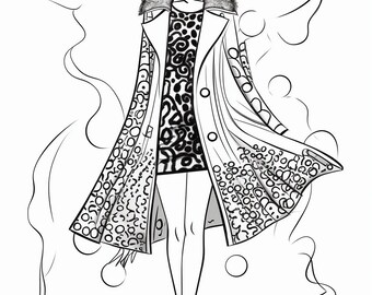 Fashion Coloring Book, 154 pages, TRAVEL SIZE Coloring Book, Fashion  Sketches Coloring Book: Fashion Design Sketchbook, Design Your Own  Backgrounds, P a book by Modern Learning Co
