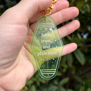 Pixie Dust Magic Motel Style Acrylic Keychain