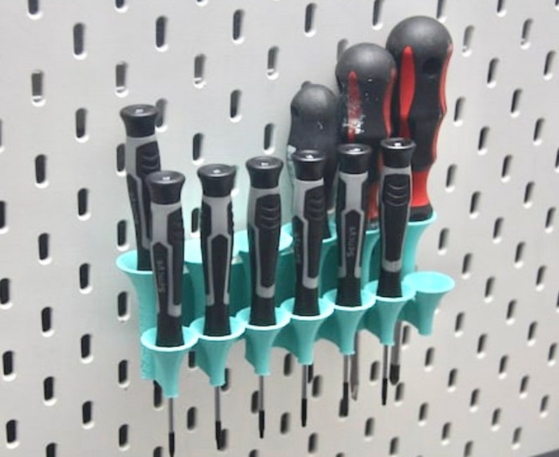 Screwdriver Holder for Ikea Skadis/pegboard/diy Etsy
