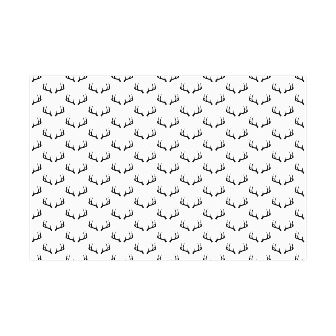 Hunting Wrapping Paper Antler Wrapping Paper Hunting Gift Wrap Hunting