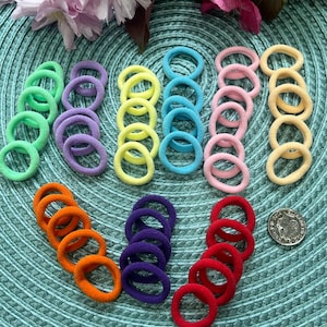 5 Pcs Mini Elastic Hair Ties: Colorful Baby Hair Bobbles