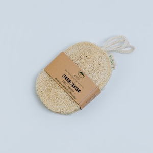 Natural Loofah Sponge Set: Exfoliating Bath & Dish Scrubber