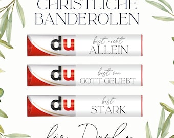 Christian Duplo Message Template | 36 Printable Duplo Wrappers | Christian Gift | Bible-Inspired Affirmations | PDF