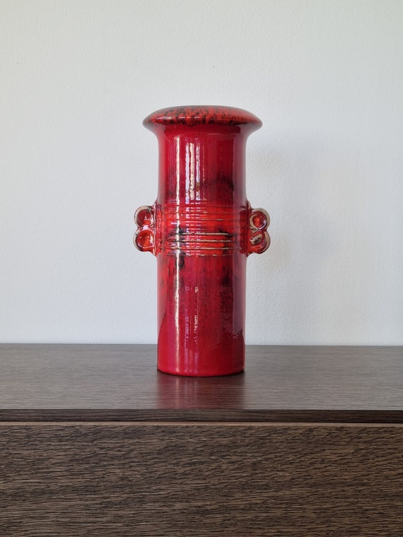 Ruscha vintage  ceramic vase/MCM German vase/WGP modern vase / 850-2 Ruscha /Germany vintage pottery