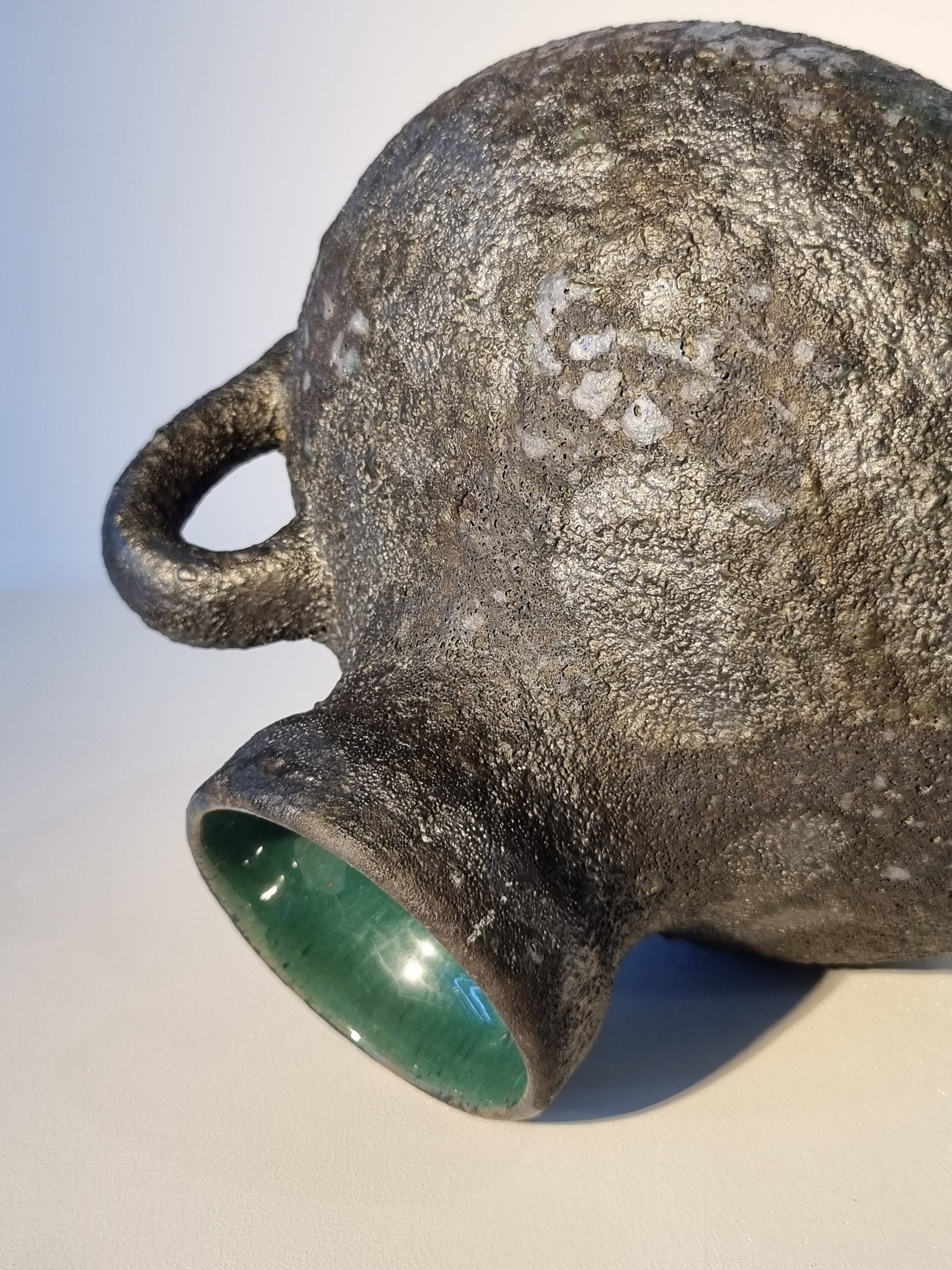 Mid-century Modern Ceramic Fat Lava Vase/modern Fat Lava Mid-century Modern Ceramic Fat Lava Vase/modern Fat Lava