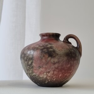 Mid-century modern ceramic vase/Ruscha  modernist studio jug /  Studio vase 303  form number /Handmade art pottery from '70s