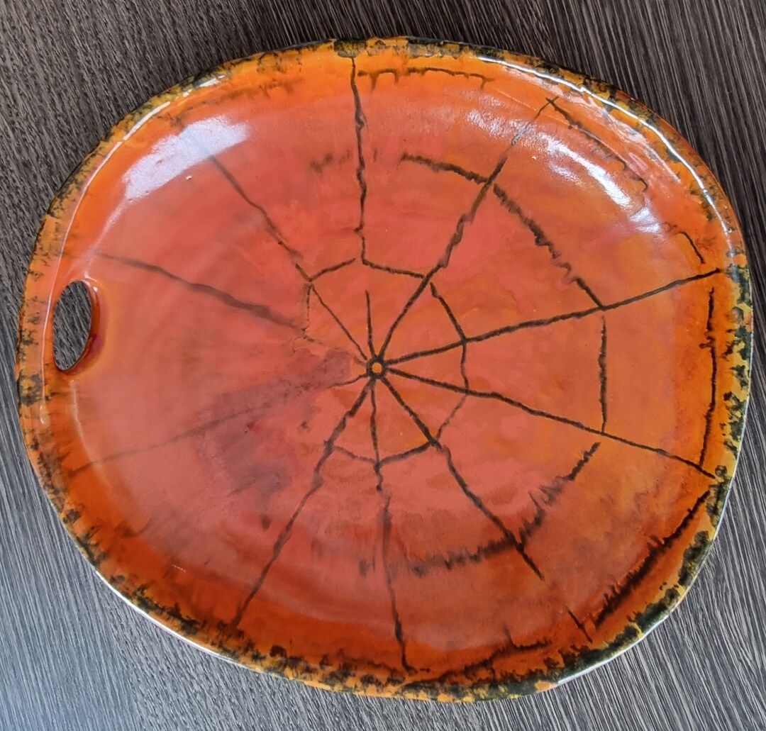 Ceramics Midcentury Modern Ceramic Bowl plate by Hungarian Etsy