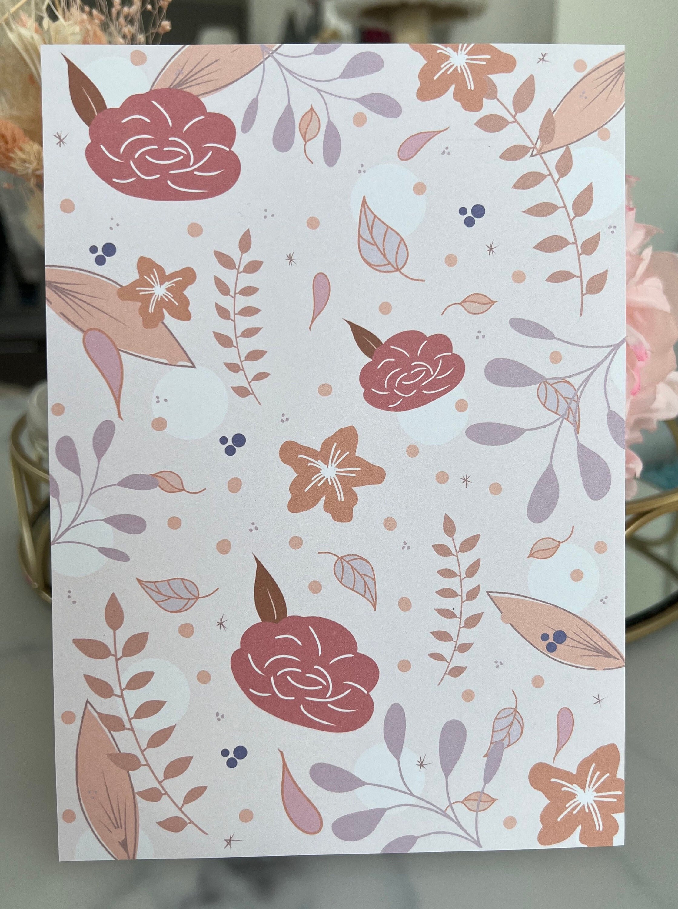 Affiche Décorative Peachy Rose