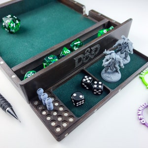 D&D Magnetic Dice Tray Box - 3D print file / STL / RPG / Tabletop accessories