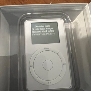 Original iPod sealed unit in original packaging