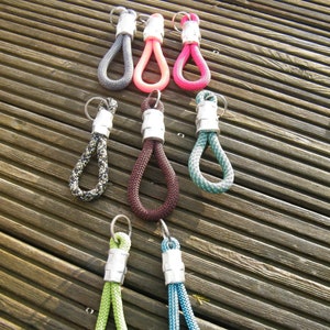 Keychain made of climbing rope, ropes, ropes, climbing, climbing