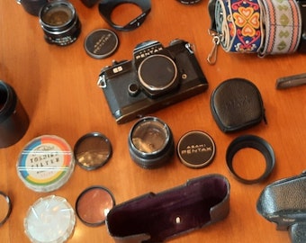 Asahi Pentax ES 35mm Film Camera System F1.4 50mm lens