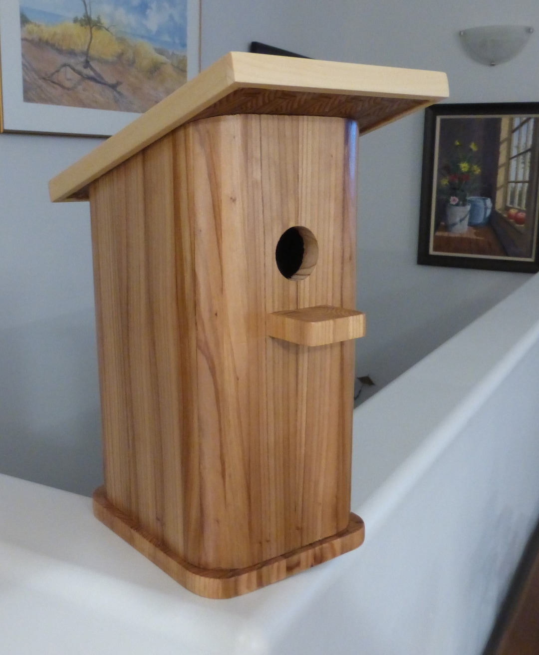 B105: Build to Order - Canadian Cedar Rounded Rectangular Bird Nesting ...