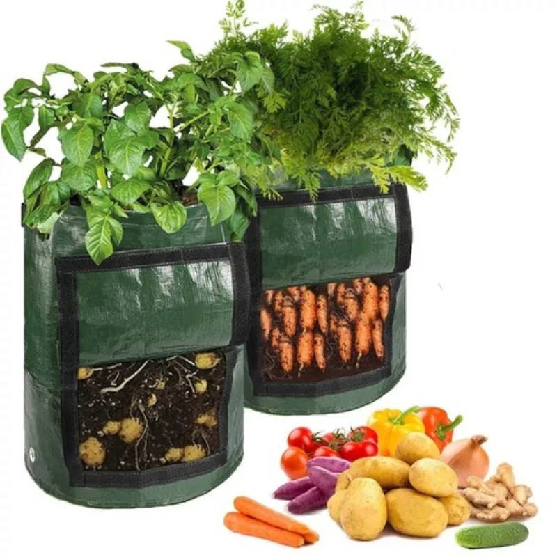 Sac de Culture Vertical Plantes, Pot Semis Pour Jardin, Pommes Terre, Serre, Légumes, Jardinage, Cad