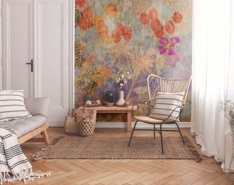 NEWROOM non-woven wallpaper [ 2.8 x 3.71 m ] seamlessly large areas possible - photo wallpaper flowers plants landscape Made in Germany