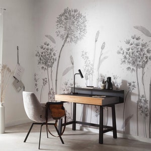 Carta da parati in tessuto non tessuto NEWROOM [2,70 x 2,12 m] possibilità di grandi superfici senza soluzione di continuità - carta da parati fotografica fiori prato dente di leone Made in Germany