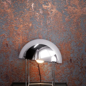 NEWROOM Wallpaper Copper Non-woven Wallpaper Slightly Glossy Concrete Wallpaper Uni Anthracite Red Concrete Plaster Modern Industrial Concrete Look Plaster Look image 3