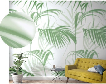 NEWROOM non-woven wallpaper [2.70 x 1.59 m] seamlessly large areas possible - photo wallpaper jungle leaves palm leaves Made in Germany
