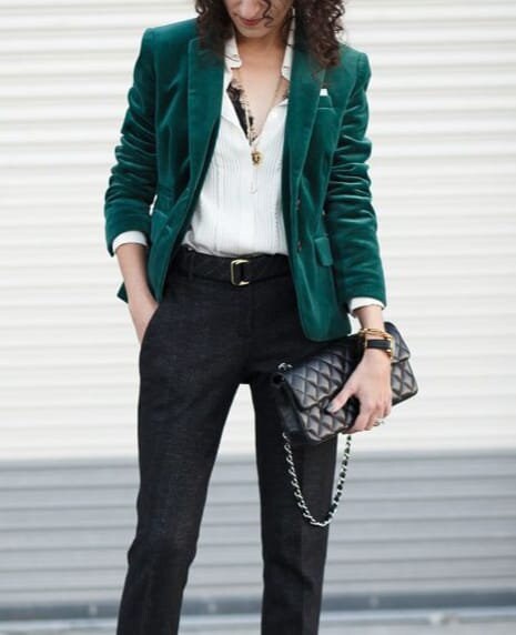 New Green Women Jacket Luxury Velvet Women Jacket and Stylish - Etsy
