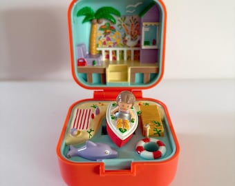 Polly Pocket vintage 1991 cuisine cube bleu Bluebird - Jeux & Jouets