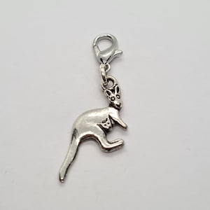 Tibetan Silver Kangaroo Handbag - Purse Charm - Handmade - Birthdays - Valentines Day - Mothers Day - Gifts