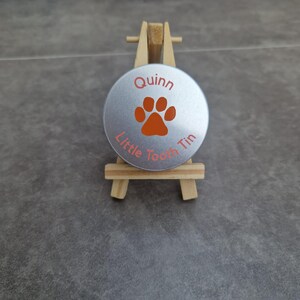 Personalised Puppy Tooth Tin - Keepsake Tin - Pet Gift