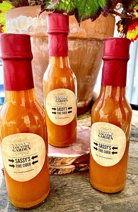 Traditional Fire Cider Etsy