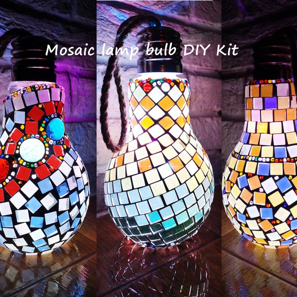 Mosaic Lamp Etsy