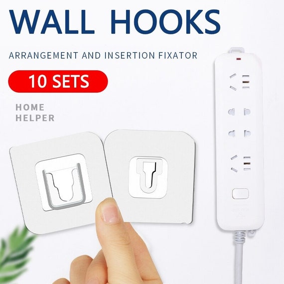 Double-Sided Adhesive Wall Hooks Hanger Strong Transparent Adhesive Hook  Suction Cups Storage Wall Holder For Kitchen Home