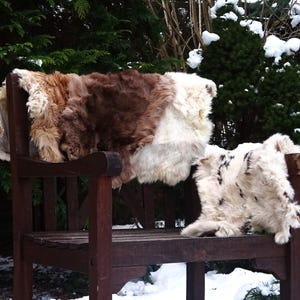 Rabbit Fur Hide: Soft Fluffy Pelt, Cabin Decor