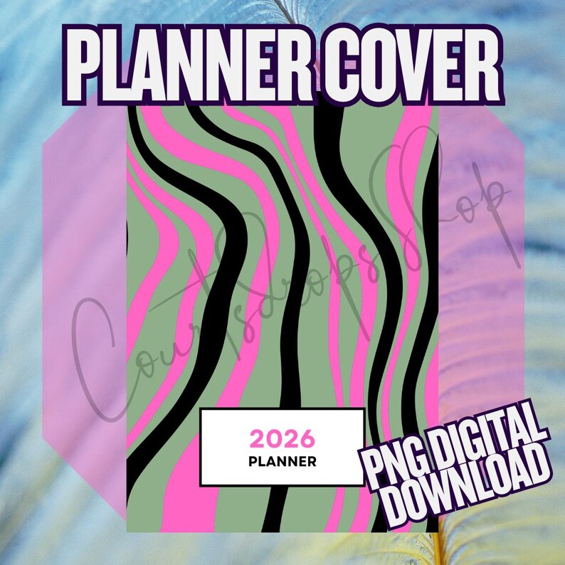 2026 Planner Cover Printable | Cute | Digital Planner Cover Template ...