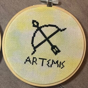 Artemis Percy Jackson Cross Stitch Pattern - Etsy